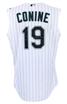 2000's Jeff Conine Florida Marlins Signed Home Jersey Vest(JSA)