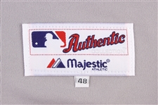 2001 John Valentin Boston Red Sox Signed Game Worn Road Jersey (MEARS LOA/JSA)