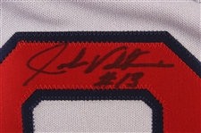 2001 John Valentin Boston Red Sox Signed Game Worn Road Jersey (MEARS LOA/JSA)