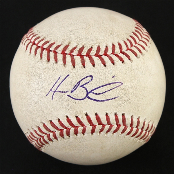 2007-14 Homer Bailey Cincinnati Reds Sigend OML Selig Baseball (MEARS LOA/JSA)