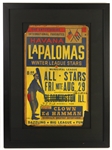 1950s Havana La Palomas Negro League Winter League Stars 23"x 31" Framed Broadside
