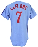 1980 Ron LeFlore Montreal Expos Game Worn Road Jersey (MEARS A10)