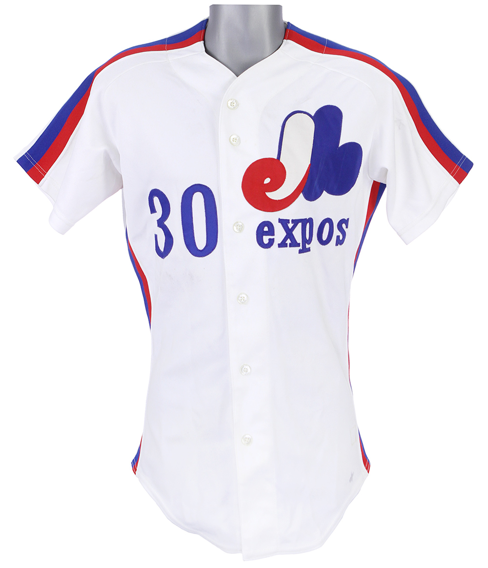 Lot Detail - 1983 Tim Raines Montreal Expos Game Worn Home Jersey
