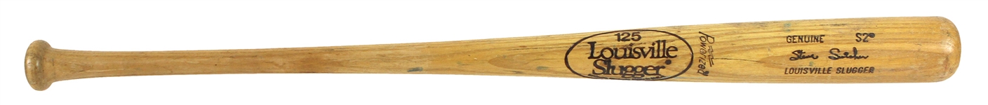 1980-82 Steve Swisher Cardinals/Padres Louisville Slugger Professional Model Game Used Bat (MEARS LOA)