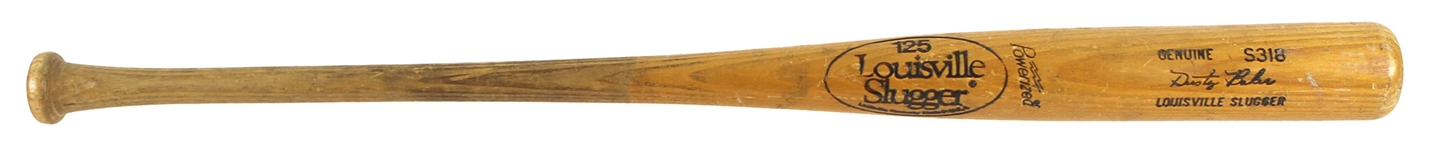 1980-83 Dusty Baker Los Angeles Dodgers Louisville Slugger Professional Model Game Used Bat (MEARS LOA)