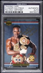 1991 Evander Holyfield Signed Ringlords Trading Card (PSA/DNA Slabbed)
