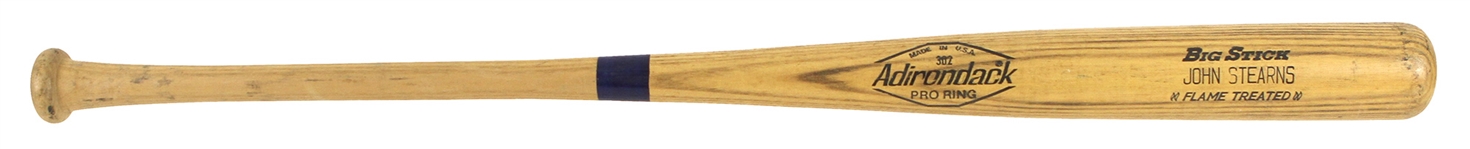 1980-82 John Stearns New York Mets Adirondack Professional Model Game Used Bat (MEARS LOA)