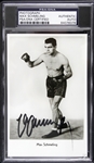 1924-1948 Max Schmeling Signed 3"x 5" Photo (PSA/DNA Slabbed)