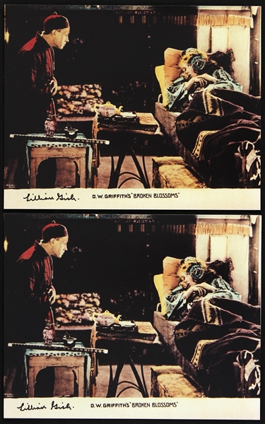 1893-1993 Lillian Gish Broken Blossoms Signed 8"x 10" Photos (JSA)