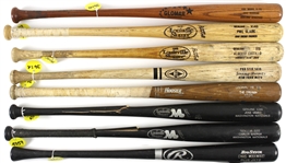 1983-2013 Professional Model Game Used Bat Collection - Lot of 22 w/ Johnny Ray, Carlos Baerga, Jose Vidro, Jermaine Dye, Mike Lansing & More (MEARS LOA)