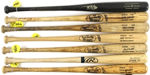 1983-2013 Professional Model Game Used Bat Collection - Lot of 22 w/ Johnny Ray, Carlos Baerga, Jose Vidro, Jermaine Dye, Mike Lansing & More (MEARS LOA)