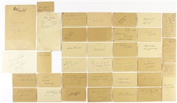 1940s-1960s Signed Postcards, Index Cards, and Photo Cards Including Andy Pafko, Bob Elliott, Ron Northey, and more (Lot of 75+)(JSA)