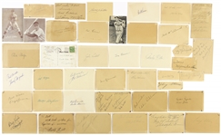 1940s-1960s Signed Postcards, Index Cards, and Photo Cards Including Andy Pafko, Bob Elliott, Ron Northey, and more (Lot of 75+)(JSA)