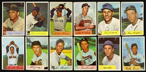 1954 Bowman Trading Cards Including Harry Perkowski, Mickey Grasso, Toby Atwell and more (Lot of 12)