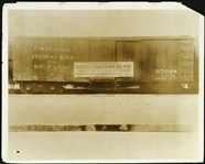 1920s-1930s Culver Pictures Inc. "Carload of baseball bats for Y.M.C.A. centers in France"