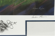 1992 Robin Yount Milwaukee Brewers Signed 3,000 Hits 26x 39 Framed Print (JSA)
