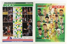 1980s-1990s Milwaukee Bucks, Chicago Bulls Posters and more (Lot of 24)