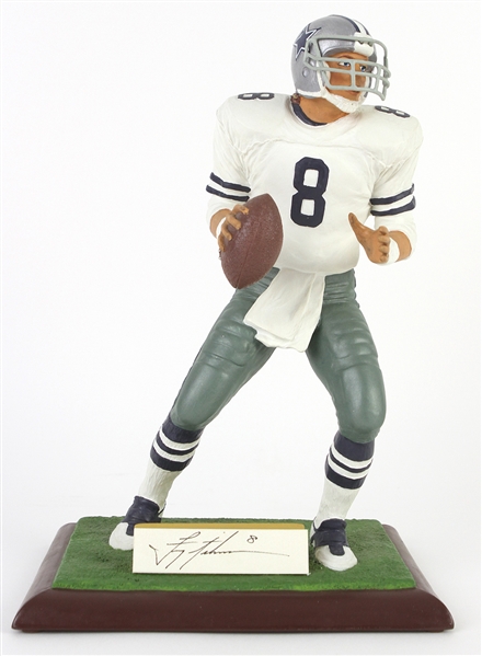1994 Troy Aikman Dallas Cowboys Signed 11" Gartlan Statue (JSA)