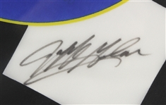1995 Jeff Gordon NASCAR Signed 30x 41 Framed Champion Flag 