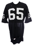 1963-68 Wayne Hawkins Oakland Raiders Signed Game Worn Home Jersey (MEARS A10/*JSA*)