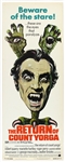 1971 The Return of Count Yorga 14"x 36" Movie Poster 