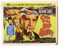 1955 The Case of the Red Monkey 22"x 28" Movie Poster 