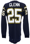 1988 Vencie Glenn San Diego Chargers Home Jersey w/ Long Sleeves & Custom Hand Warmer (MEARS LOA) Restored Nameplate