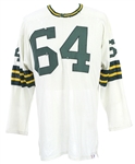 1962-63 circa Jerry Kramer Green Bay Packers Game Worn Road Jersey (MEARS A9/Jerry Kramer Letter)