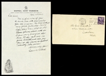 1947 Connie Mack Philadelphia Athletics Signed Letter (JSA)