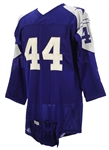1950s-60s Blue Durene #44 Game Worn Football Jersey (MEARS LOA)