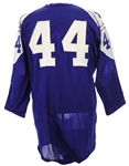 1950's-60's Blue Durene #44 Game Worn Football Jersey (MEARS LOA)