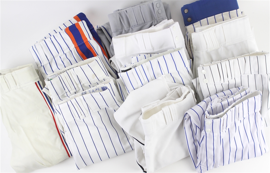 1980-2005 Game Worn Baseball Pants Including Sammy Sosa Baltimore Orioles, Jose DeLeon Chicago White Sox, Mike Cubbage New York Mets, and More (Lot of 12) (MEARS LOA)