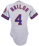 1981 Bob Bailor New York Mets Game Worn Road Jersey (MEARS LOA)