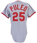 1983 Charlie Puleo Cincinnati Reds Game Worn Road Jersey (MEARS LOA)
