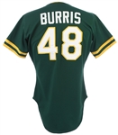 1984 Ray Burris Oakland Athletics Game Worn Alternate Jersey (MEARS LOA)