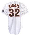 1985 Ozzie Virgil San Diego Padres Game Worn Home Jersey (MEARS LOA)