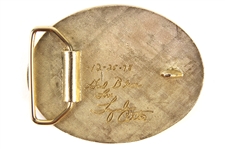1978 Wonder Woman Lynda Carter Belt Buckle (Lyle Waggoner Collection)