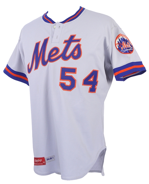 1981 Rube Walker New York Mets Game Worn Road Jersey (MEARS LOA)