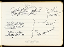 1972 Lyle Waggoner It's Your Bet Signed Guest Book (Lyle Waggoner Collection)(JSA)