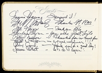 1972 Lyle Waggoner It's Your Bet Signed Guest Book (Lyle Waggoner Collection)(JSA)