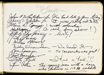1972 Lyle Waggoner It's Your Bet Signed Guest Book (Lyle Waggoner Collection)(JSA)