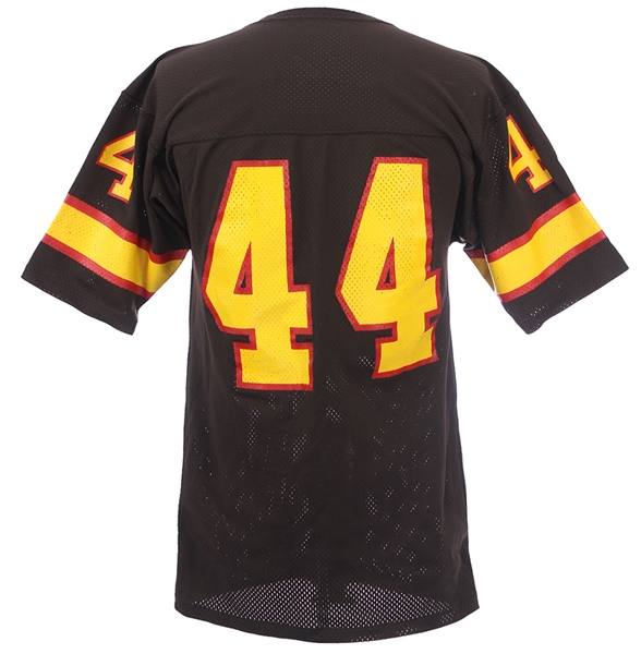 1974 Tom Poe Honolulu Hawaiians WFL Game Worn Jersey & 5.5" x 8.75" Team Photo (MEARS LOA)