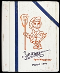 1974 Lyle Waggoner The Carol Burnett Show Signed Script Book (Lyle Waggoner Collection)(JSA)