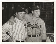 1931-1946 Joe McCarthy & Leo Durocher Original 6"x 8" Photo