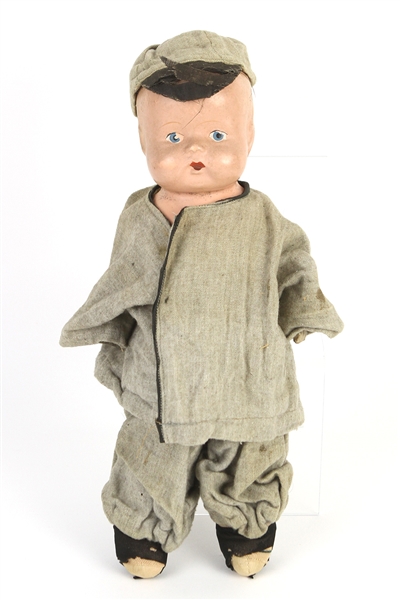 1937 Dizzy Dean Frankie Frisch St. Louis Cardinals Signed 14" Doll (JSA) 