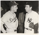 1940s Cookie Lavagetto / Joe Dimaggio Original 8"x 9" Photo 