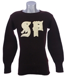 1920s "SP" James Bailey Sportswear Portland Maine Football Sweater 