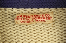 1949 GBL Champs Wm. Westland Athletic Equipment Quincy Mass Basketball Sweater