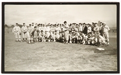 1922-1936 Travis Jackson & Pancho Snyder New York Giants Original 3"x 6" Photo 