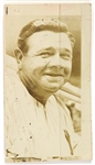 1920-1934 Babe Ruth New York Yankees Original 2"x 4" Photo